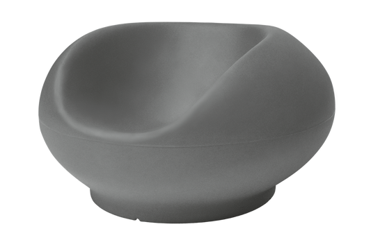 Gray chair on a white background